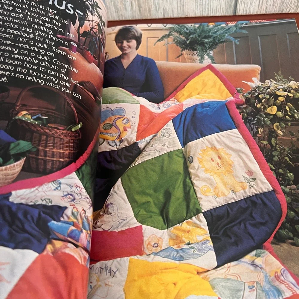 Better Homes and Gardens Patchwork & Quilting Book 1986 Vintage Hardcover 013959
